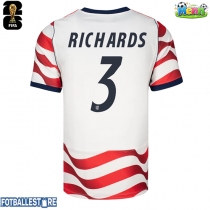 USA Chris Richards #3 Hjemmedrakt VM 2026 Kortermet